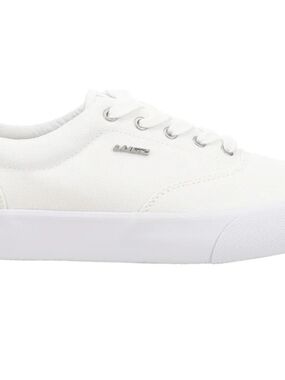 Lugz White Canvas Mens Lace-Up Sneaker